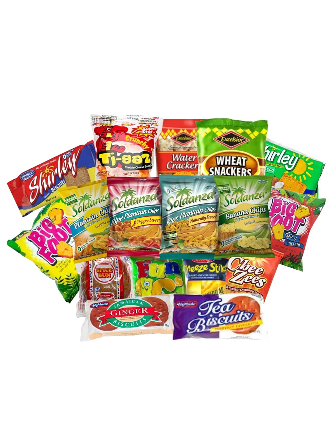 Jamaican Snack Box (34 Pieces)